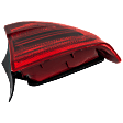 2007-2008 BMW 335i - Passenger Side, Outer Tail Light, without Bulb, Halogen, Red Lens, Base Model, Sedan