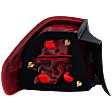 2007-2008 BMW 335i - Passenger Side, Outer Tail Light, without Bulb, Halogen, Red Lens, Base Model, Sedan