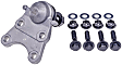 BJ91015XL Front, Driver or Passenger Side, Lower Ball Joint Premium Chassis Series