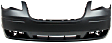 Front Primed Bumper Cover, Without Headlight Washer and Molding Holes, CAPA CERTIFIED