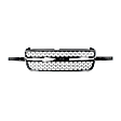 2006 Chevrolet Silverado 1500 SS - Grille, Chrome Shell with Textured Black Insert, For Models With Dale Earnhardt Package