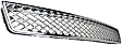 Front, Lower Bumper Grille, Chrome Shell and Insert