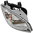 Passenger Side Headlight, with Bulb, Halogen, LS/LT/Sport/SS Models, Smoked Lens, with Bracket