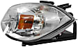 2005-2010 Chevrolet Cobalt - Driver Side Headlight, with Bulb, Halogen, LS/LT/Sport/SS Models, Smoked Lens, with Bracket