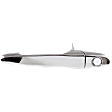 Front, Driver Side Chrome Exterior Door Handle, With Key Hole