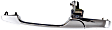 Front, Driver Side Chrome Exterior Door Handle, With Key Hole