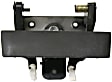 2008 GMC Sierra 3500 HD - Tailgate Handle, For Models With Non-Locking Tailgate, Textured Black, Plastic, Without Camera Hole, Without Key Hole