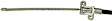 1991 Toyota Pickup - Parking Brake Cable, Standard Cab Pickup, 3.0L 6Cyl,  RWD; with Short Bed