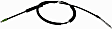 2004 Isuzu Ascender - Parking Brake Cable, 5.3L 8Cyl, With 5 Passenger Seating