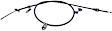C660541 Parking Brake Cable First Stop Series