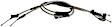 2003 Ford Focus - Parking Brake Cable, 2.0L 4Cyl, With Rear Drum