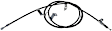 C661204 Parking Brake Cable First Stop Series