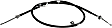 C661456 Parking Brake Cable First Stop Series