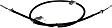 C661456 Parking Brake Cable First Stop Series