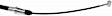 C661457 Parking Brake Cable First Stop Series