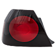 Driver Side, Outer Tail Light, with Bulb, Halogen, Red Lens