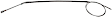 C92876 Parking Brake Cable First Stop Series