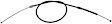 C92972 Parking Brake Cable First Stop Series