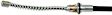 C93628 Parking Brake Cable First Stop Series