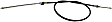 1980 Ford F-150 - Parking Brake Cable, 4.9L 6Cyl, With Ambulance Prep Package