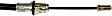 1980 Ford F-150 - Parking Brake Cable, 4.9L 6Cyl, With Ambulance Prep Package