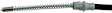 C93944 Parking Brake Cable First Stop Series