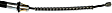 2001 Mazda B3000 - Parking Brake Cable, 125.9 in. Wheelbase, 9 in. Rear Brake; With Standard Suspension