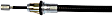 2001 Mazda B3000 - Parking Brake Cable, 125.9 in. Wheelbase, 9 in. Rear Brake; With Standard Suspension