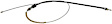 1989 Chevrolet K2500 - Parking Brake Cable, Standard Cab Pickup, 5.0L 8Cyl