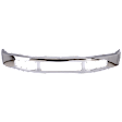Front Bumper, Chrome, With Molding Holes, Without Mounting Brackets