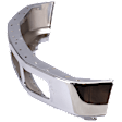 Front Bumper, Chrome, With Molding Holes, Without Mounting Brackets