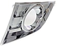 Front, Driver Side Fog Light Trim, Chrome, 6 Cyl., 3.5L Engine