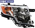 Passenger Side Halogen Headlight, With bulb(s), OE Replacement, Sport Utility, CAPA Certified