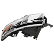 Driver Side Headlight, with Bulb, Halogen, Clear Lens, CAPA Certified