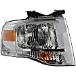 2008 Ford Expedition - Passenger Side Halogen Headlight, With bulb(s), OE Replacement