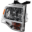 2008 Ford Expedition - Passenger Side Halogen Headlight, With bulb(s), OE Replacement
