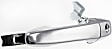 Front, Driver Side Chrome Exterior Door Handle, With Key Hole