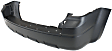Rear Primed Bumper Cover, With Step Pad Provision