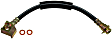 H102470 Front, Passenger Side First Stop Series Brake Line, Metal and Rubber