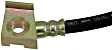 H102470 Front, Passenger Side First Stop Series Brake Line, Metal and Rubber