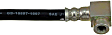 H104353 Front, Passenger Side First Stop Series Brake Line, Metal and Rubber