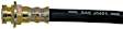 H106345 Rear, Driver and Passenger Side First Stop Series Brake Line, Metal and Rubber