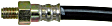H11190 Front, Driver and Passenger Side First Stop Series Brake Line, EPDM Rubber