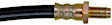 H116680 Rear, Center First Stop Series Brake Line, Metal and Rubber