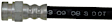 H118752 Rear, Driver and Passenger Side, Outer First Stop Series Brake Line, EPDM Rubber