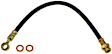 H123792 Front, Driver or Passenger Side First Stop Series Brake Line, Metal and Rubber
