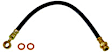 H123792 Front, Driver or Passenger Side First Stop Series Brake Line, Metal and Rubber
