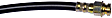 H24115 Front, Driver Side, Lower First Stop Series Brake Line, Metal and Rubber