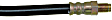 H27298 Front, Driver and Passenger Side First Stop Series Brake Line, Metal and Rubber