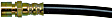 H27298 Front, Driver and Passenger Side First Stop Series Brake Line, Metal and Rubber